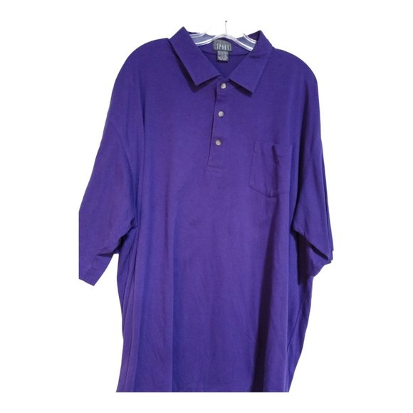 Sansabelt Sport Men's Purple Polo - Picture 1 of 3